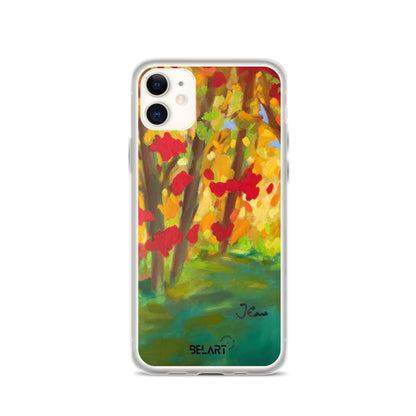 Funda transparente para iPhone® Autumn Leaves