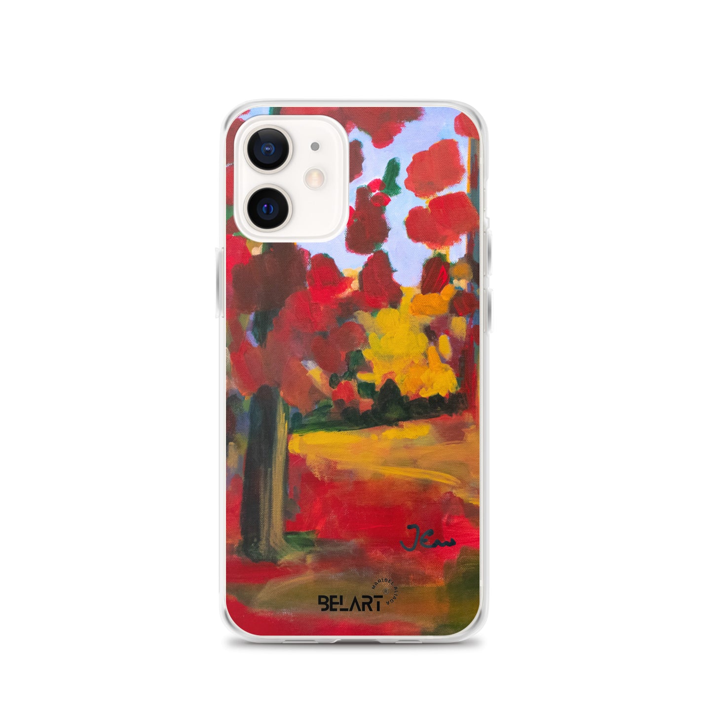 Funda transparente para iPhone® Red Forest