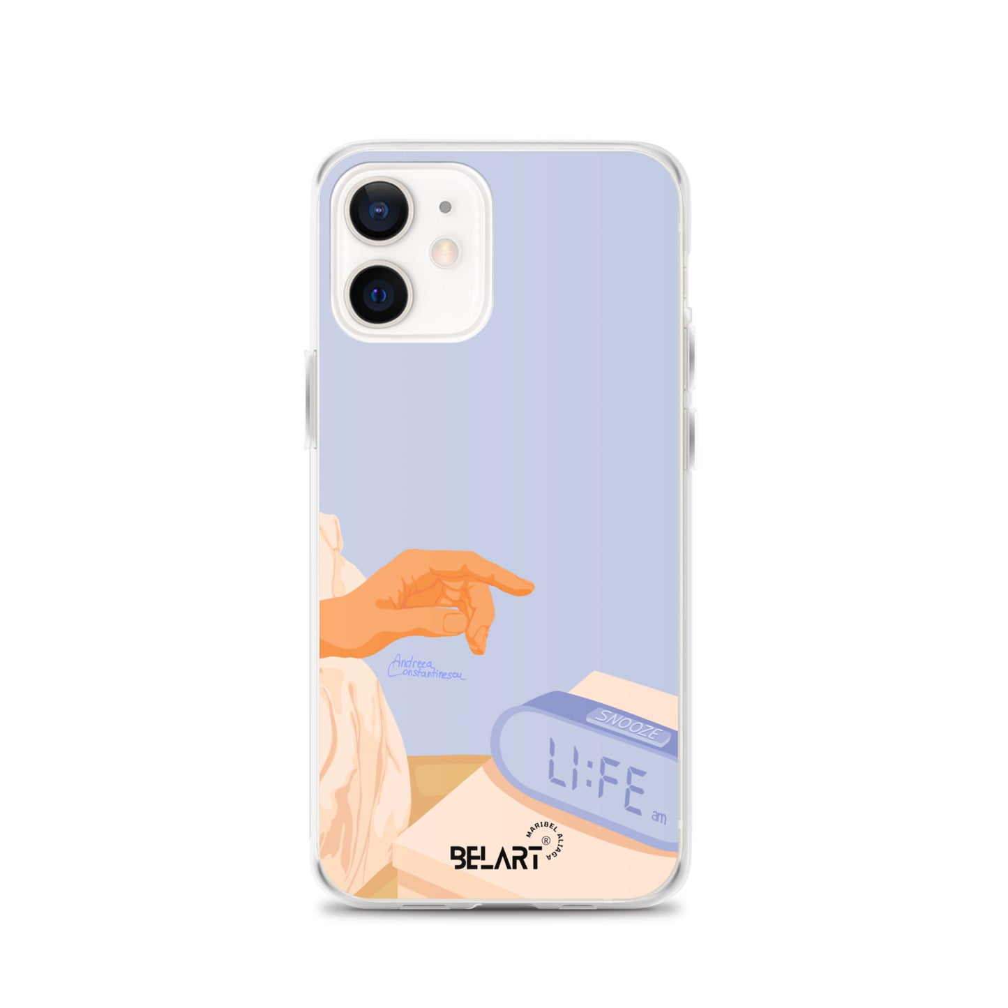 Funda transparente para iPhone® Snooze AM