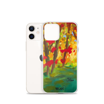 Funda transparente para iPhone® Autumn Leaves