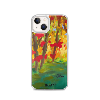 Funda transparente para iPhone® Autumn Leaves