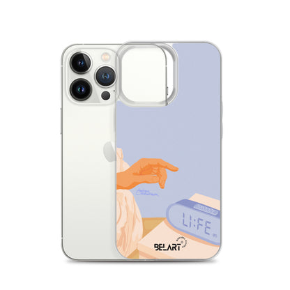 Funda transparente para iPhone® Snooze AM
