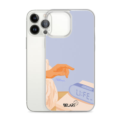 Funda transparente para iPhone® Snooze AM