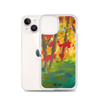 Funda transparente para iPhone® Autumn Leaves