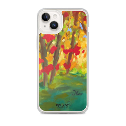 Funda transparente para iPhone® Autumn Leaves