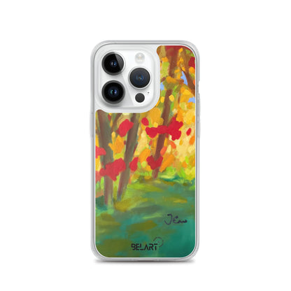 Funda transparente para iPhone® Autumn Leaves