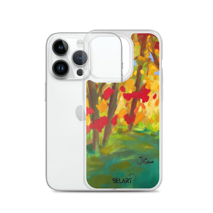 Funda transparente para iPhone® Autumn Leaves