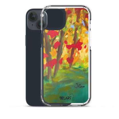 Funda transparente para iPhone® Autumn Leaves