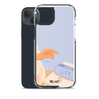 Funda transparente para iPhone® Snooze AM