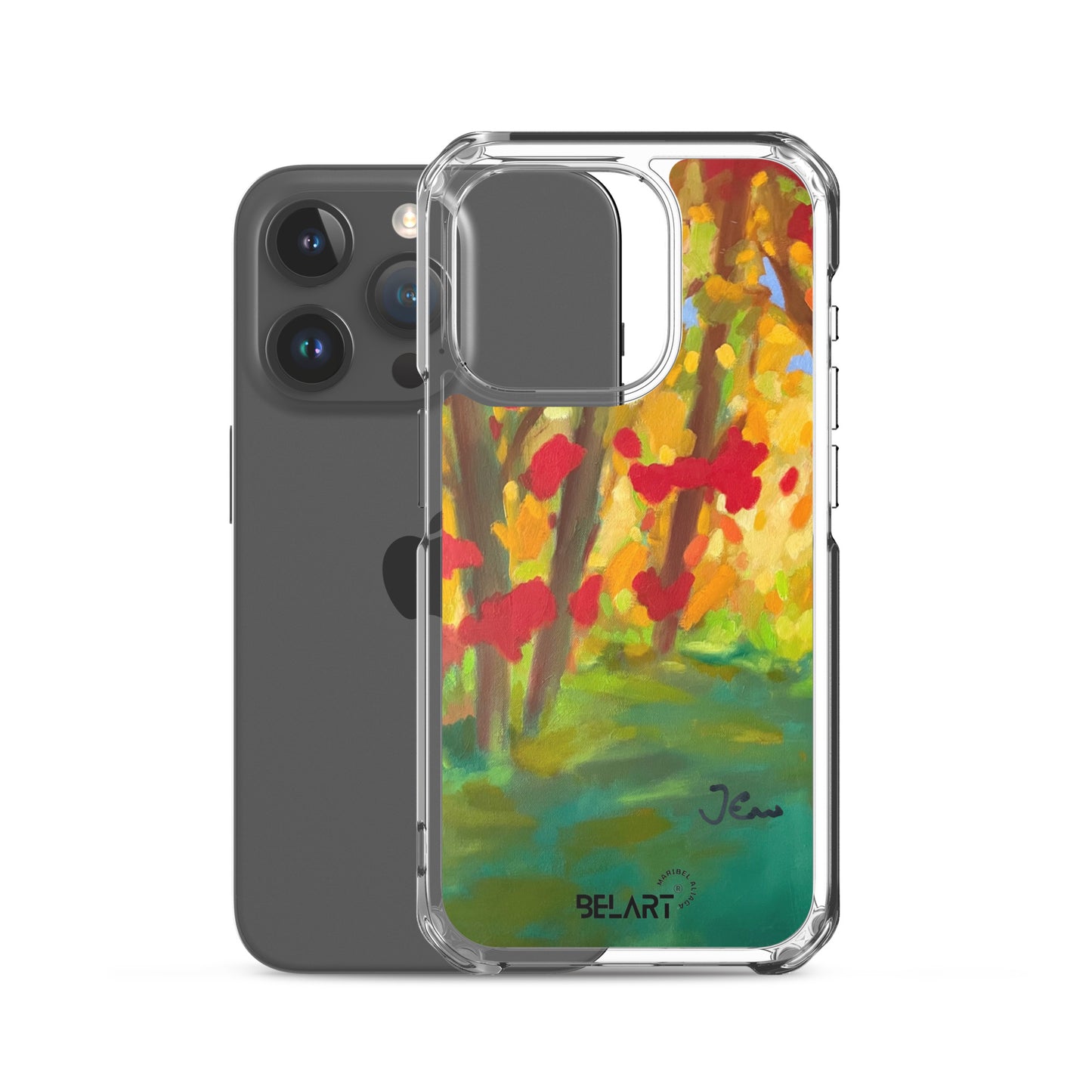 Funda transparente para iPhone® Autumn Leaves