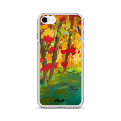 Funda transparente para iPhone® Autumn Leaves