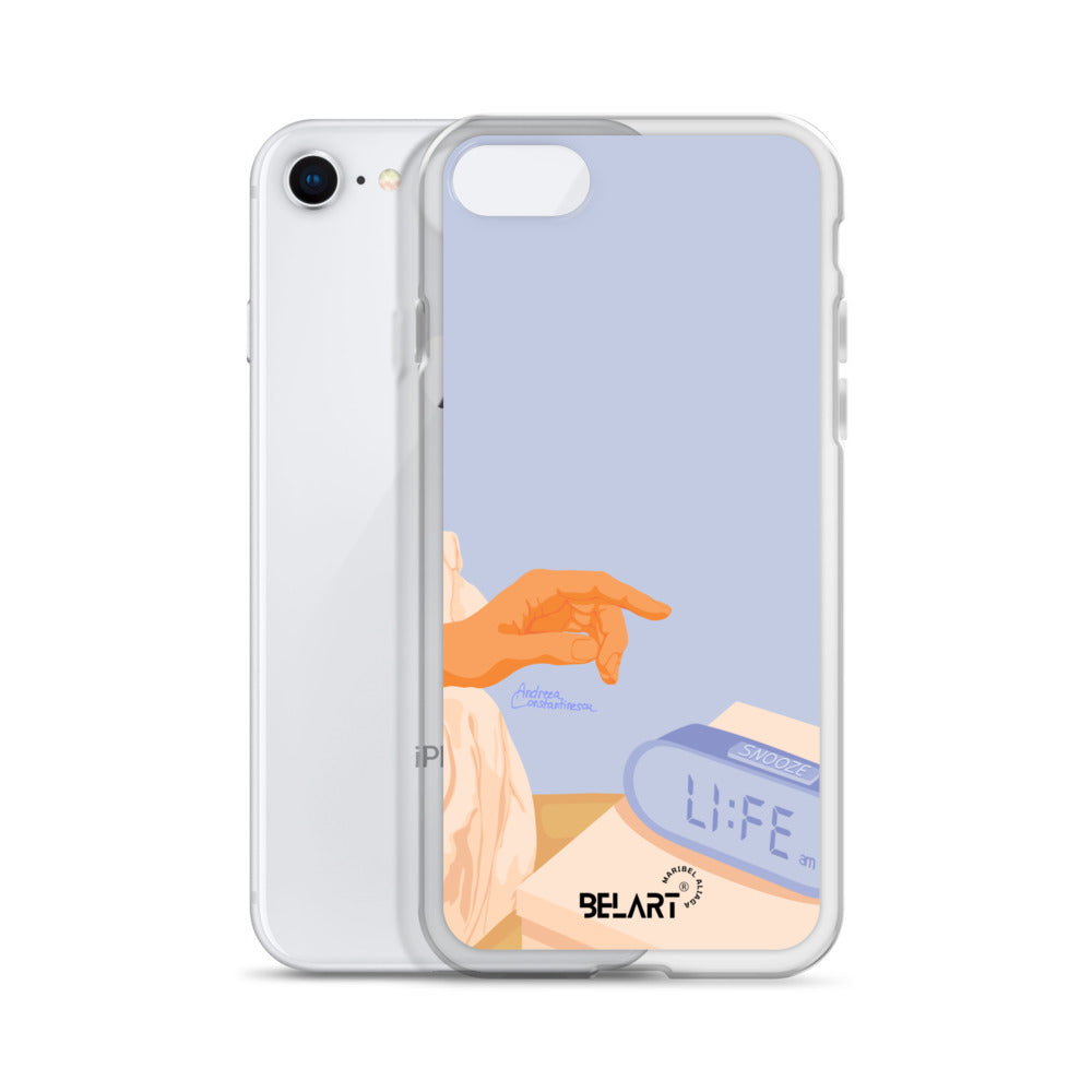 Funda transparente para iPhone® Snooze AM