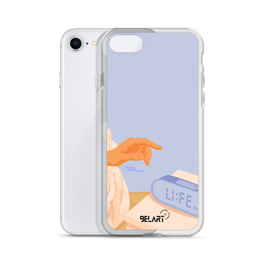 Funda transparente para iPhone® Snooze AM