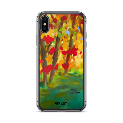 Funda transparente para iPhone® Autumn Leaves