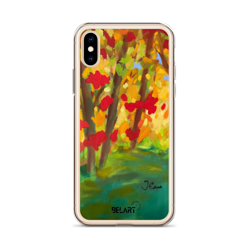 Funda transparente para iPhone® Autumn Leaves