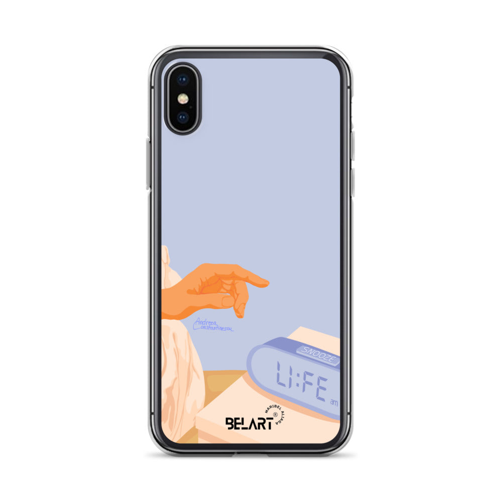 Funda transparente para iPhone® Snooze AM
