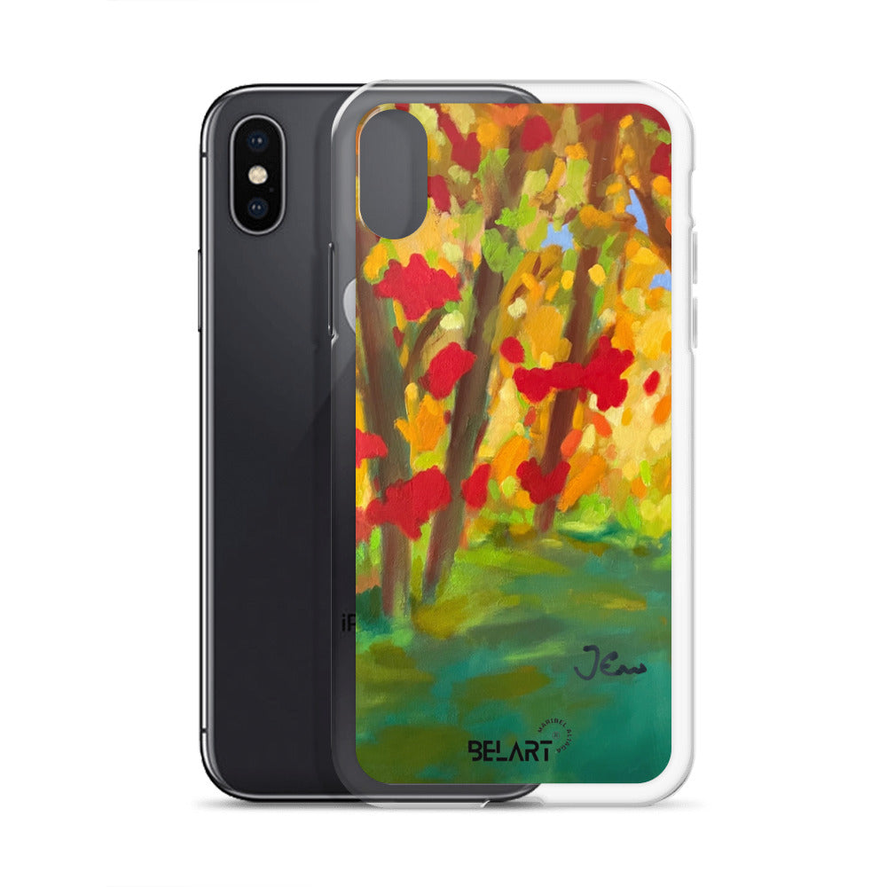 Funda transparente para iPhone® Autumn Leaves