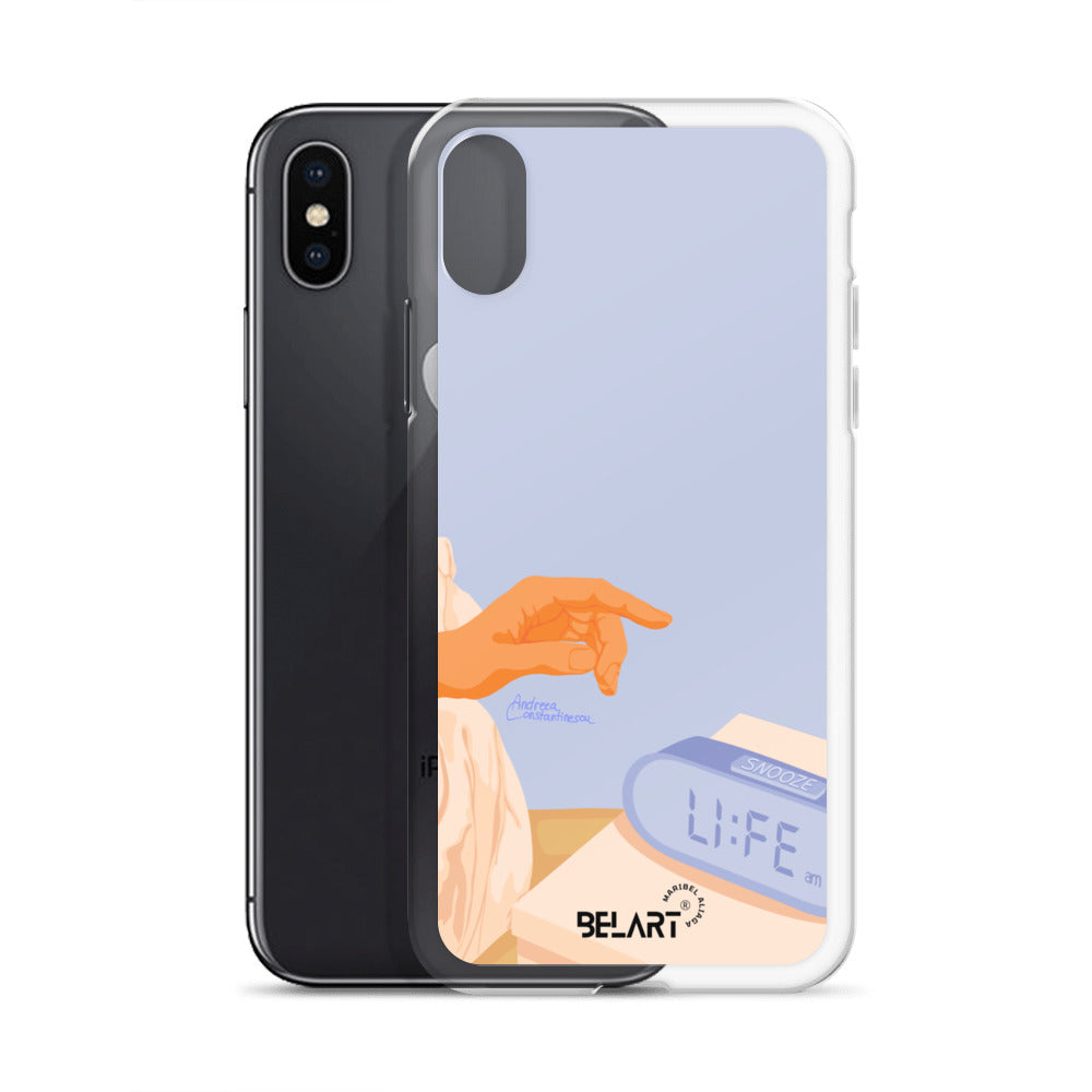 Funda transparente para iPhone® Snooze AM