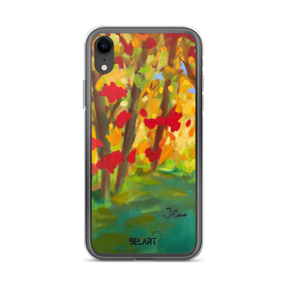 Funda transparente para iPhone® Autumn Leaves