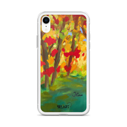 Funda transparente para iPhone® Autumn Leaves