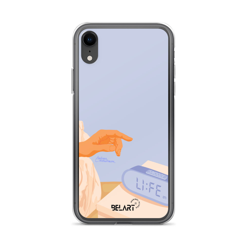 Funda transparente para iPhone® Snooze AM