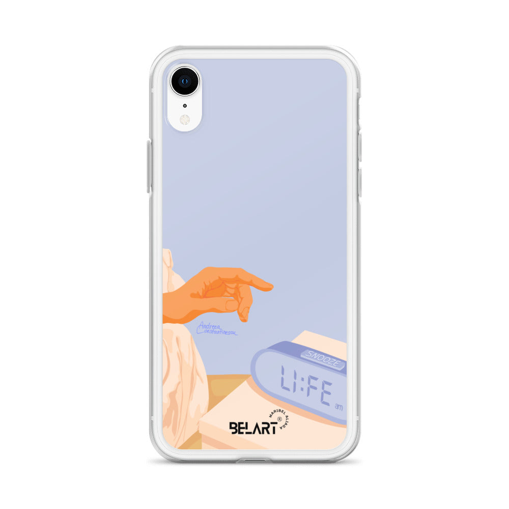 Funda transparente para iPhone® Snooze AM