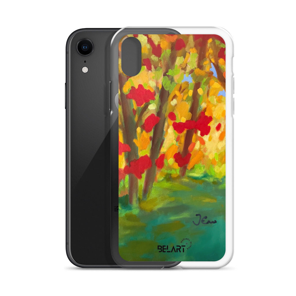 Funda transparente para iPhone® Autumn Leaves