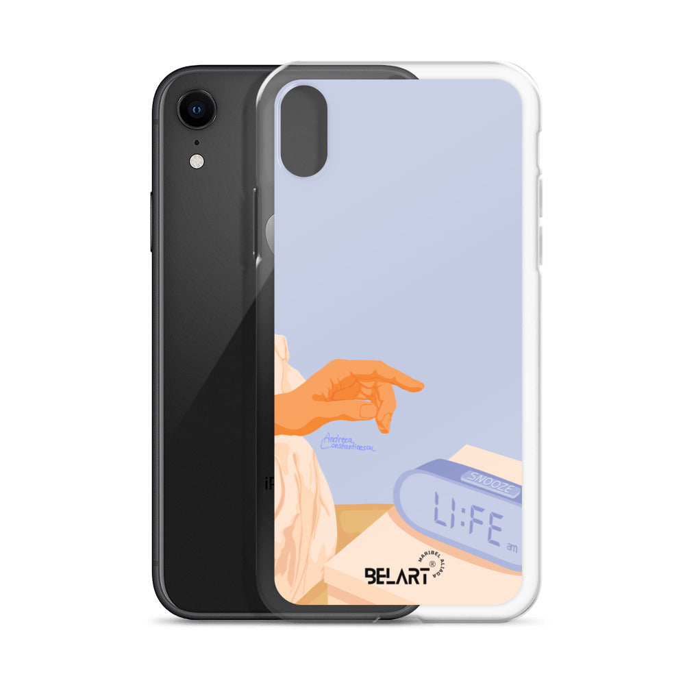 Funda transparente para iPhone® Snooze AM