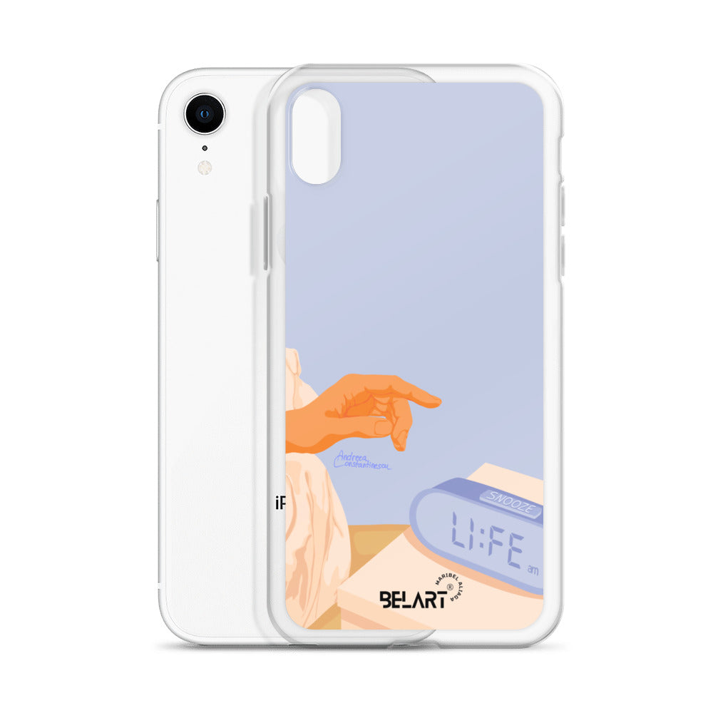 Funda transparente para iPhone® Snooze AM